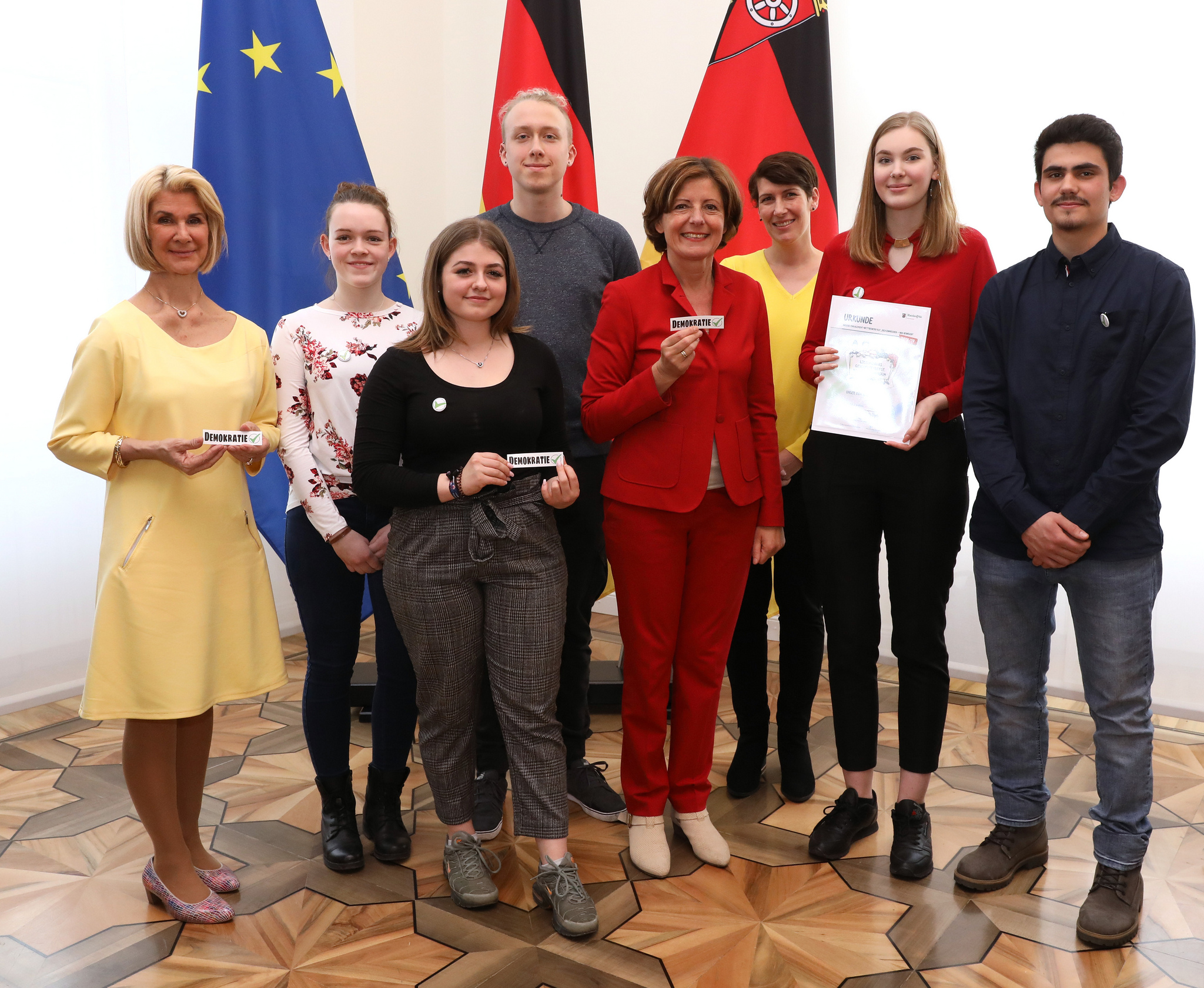 Geschichte-Leistungskurs Preisträger des Jugend-Engagement-Preises des Landes